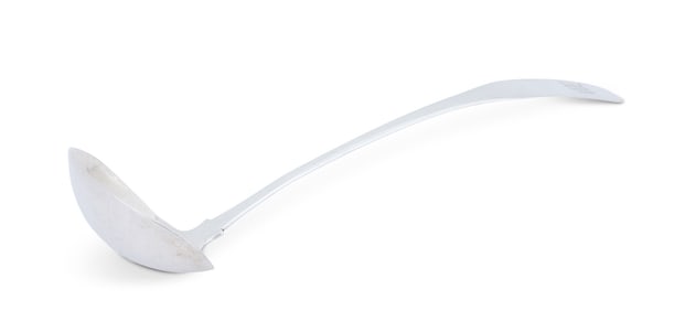 Virginia "Coffin Fiddle" Coin Silver Ladle