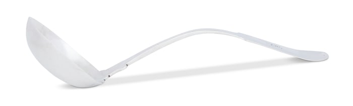 Tennessee "Fiddle" Coin Silver Ladle