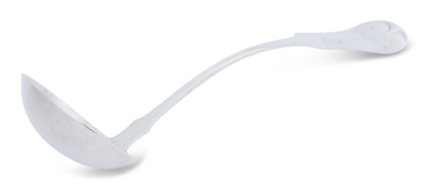 Kentucky "Fiddle Swell" Coin Silver Ladle