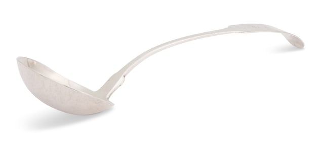 Alabama "Fiddle" Coin Silver Ladle