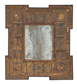 Baroque Gilt-Copper Mirror