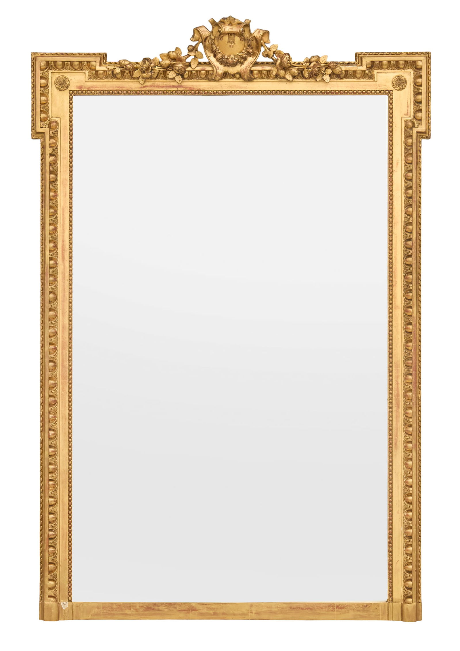 French Belle Epoque Giltwood Mirror (1 of 2)