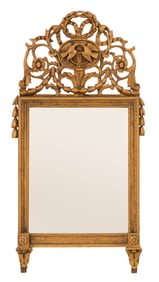 French Directoire Giltwood Mirror