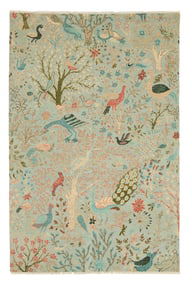 Peshawar Birds of Paradise Carpet