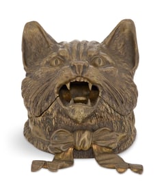 Austrian Vienna Bronze Inkwell