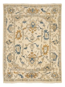 Turkish Angora Oushak Carpet