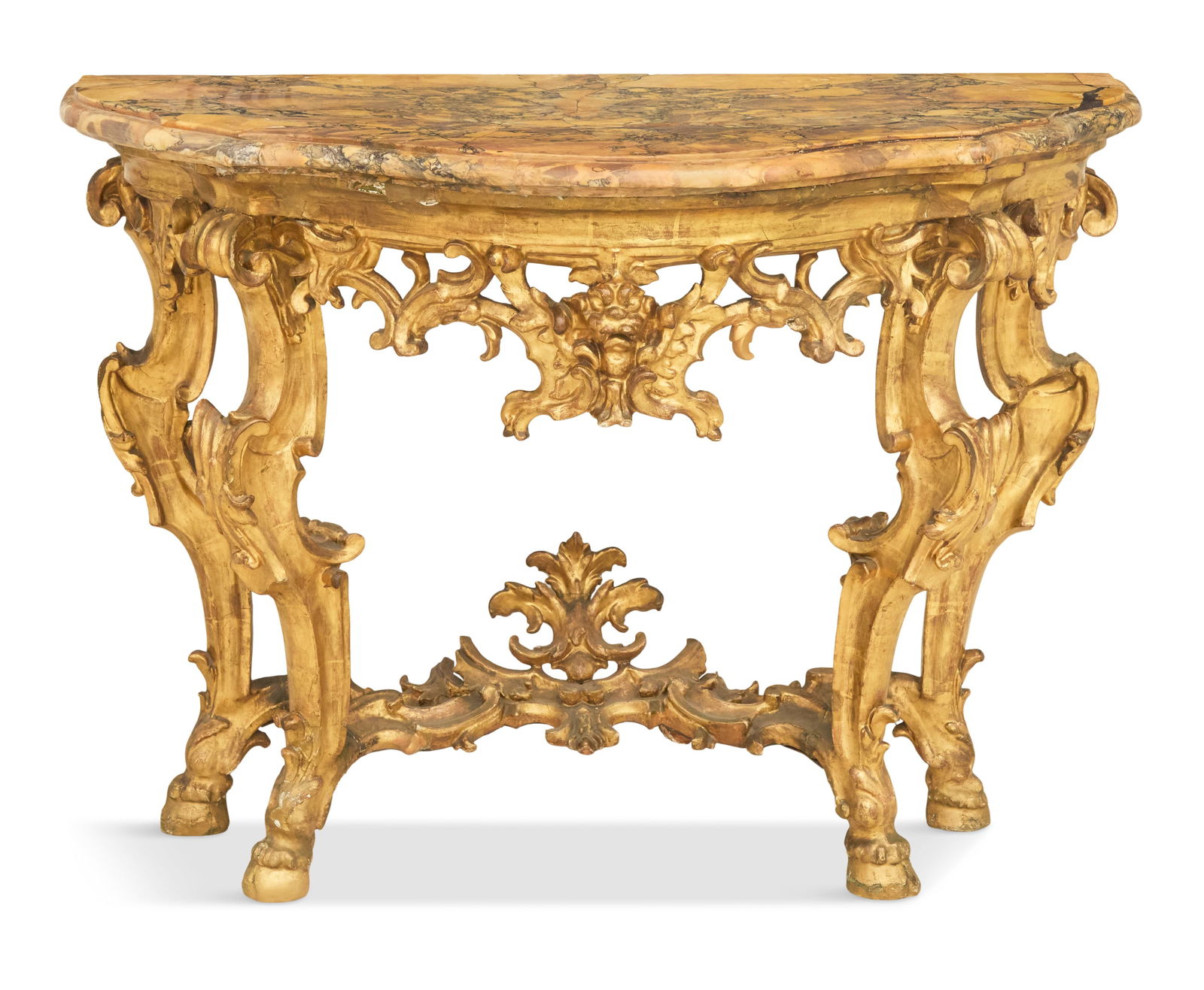 Italian Louis XV Marble-Top Console Table (1 of 3)