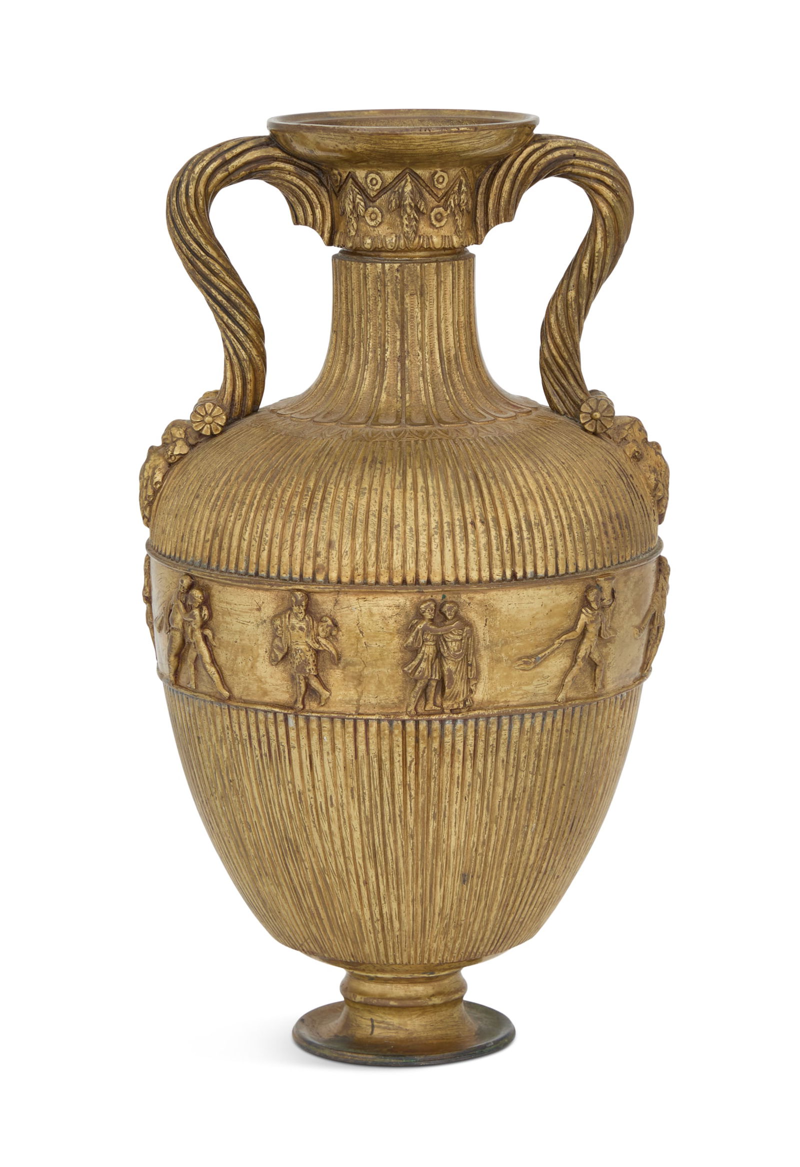French Grand Tour Gilt-Bronze Amphora (1 of 2)