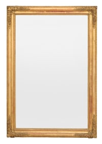 Large French Belle Epoque Giltwood Mirror
