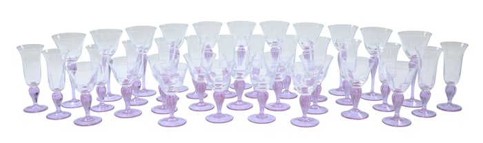 Partial Service of Colle "Princeps" Stemware
