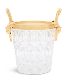 Gilt-Bronze and Cut-Crystal Ice Bucket