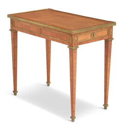 French Bronze-Mounted Kingwood Writing Table