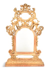 Continental Giltwood Reliquary