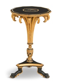 Italian Specimen Marble Inlaid Stand
