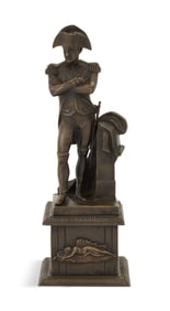 French Patinated Bronze Figure of Napoleon