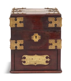 Unusual Campaign Jewelry/Collar Case