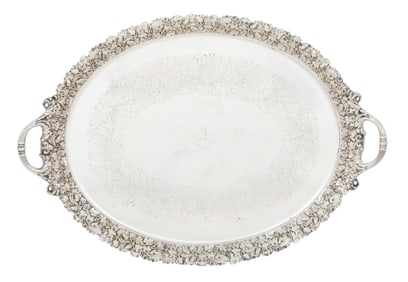 Victorian Silverplate Tray
