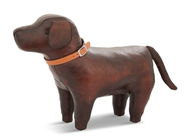 Dimitri Omersa Leather Footstool