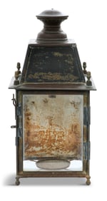 French Copper and Tin Lantern