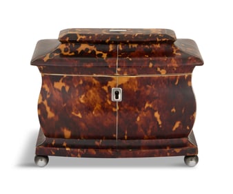 William IV Bombe-Form Tea Caddy
