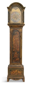 George III Chinoiserie Tall Case Clock