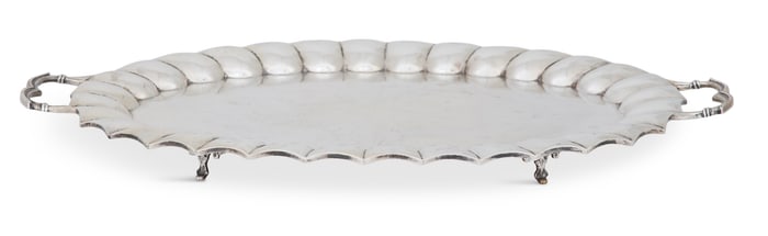 Mexican Sterling Silver Tea Tray