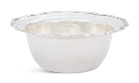 South American Sterling Silver Fruit Bowl