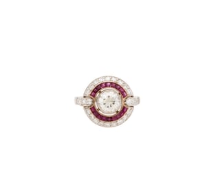 Diamond and Ruby Ring