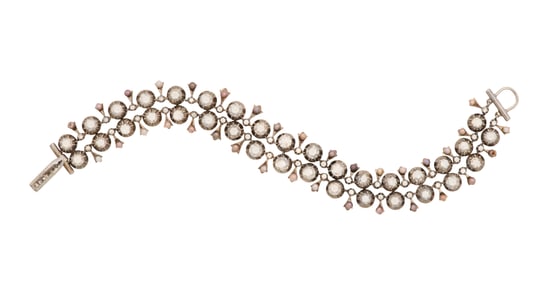 Diamond and Pearl Bracelet