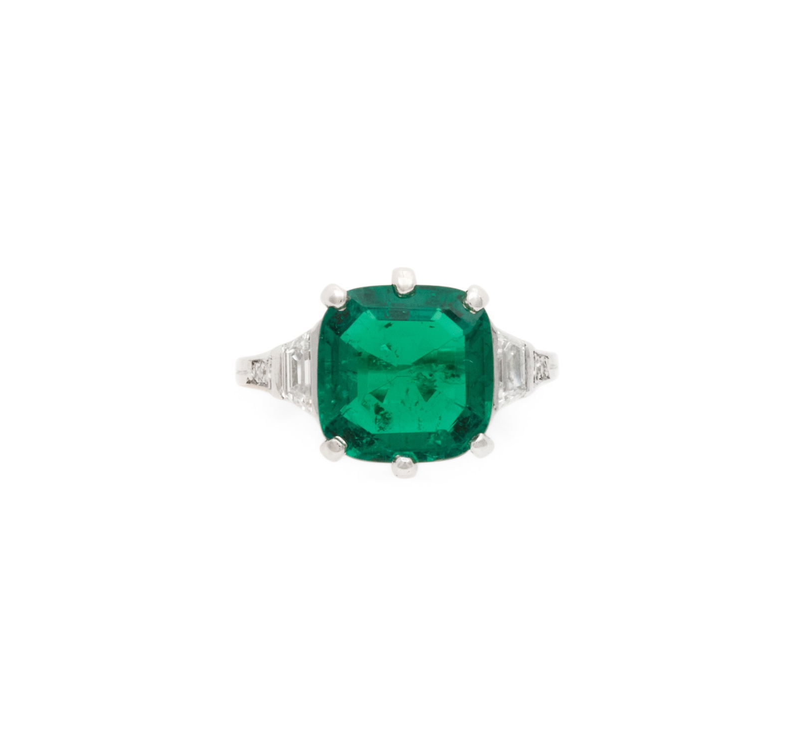 Stunning Cartier Emerald and Diamond Ring (1 of 4)