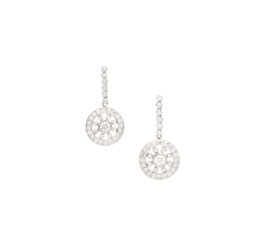 Pair of Diamond Dangle Earrings