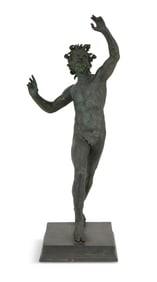 Italian Bronze Figure of the "Dancing Faun"