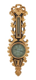French Parcel-Giltwood Barometer