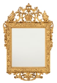 Giltwood Mirror in the Baroque Taste
