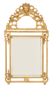 French Giltwood Mirror in the Regency Taste