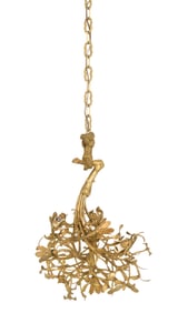 French Bronze Mistletoe Chandelier