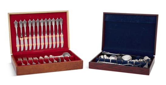 Wallace "Grand Baroque" Silver Flatware Set