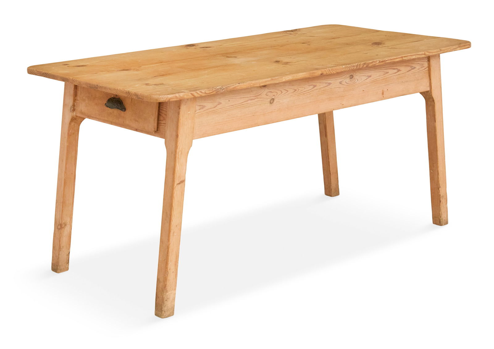 English Scrubbed Pine Work Table - 3