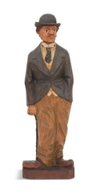 Black Forest Carved and Painted Automaton