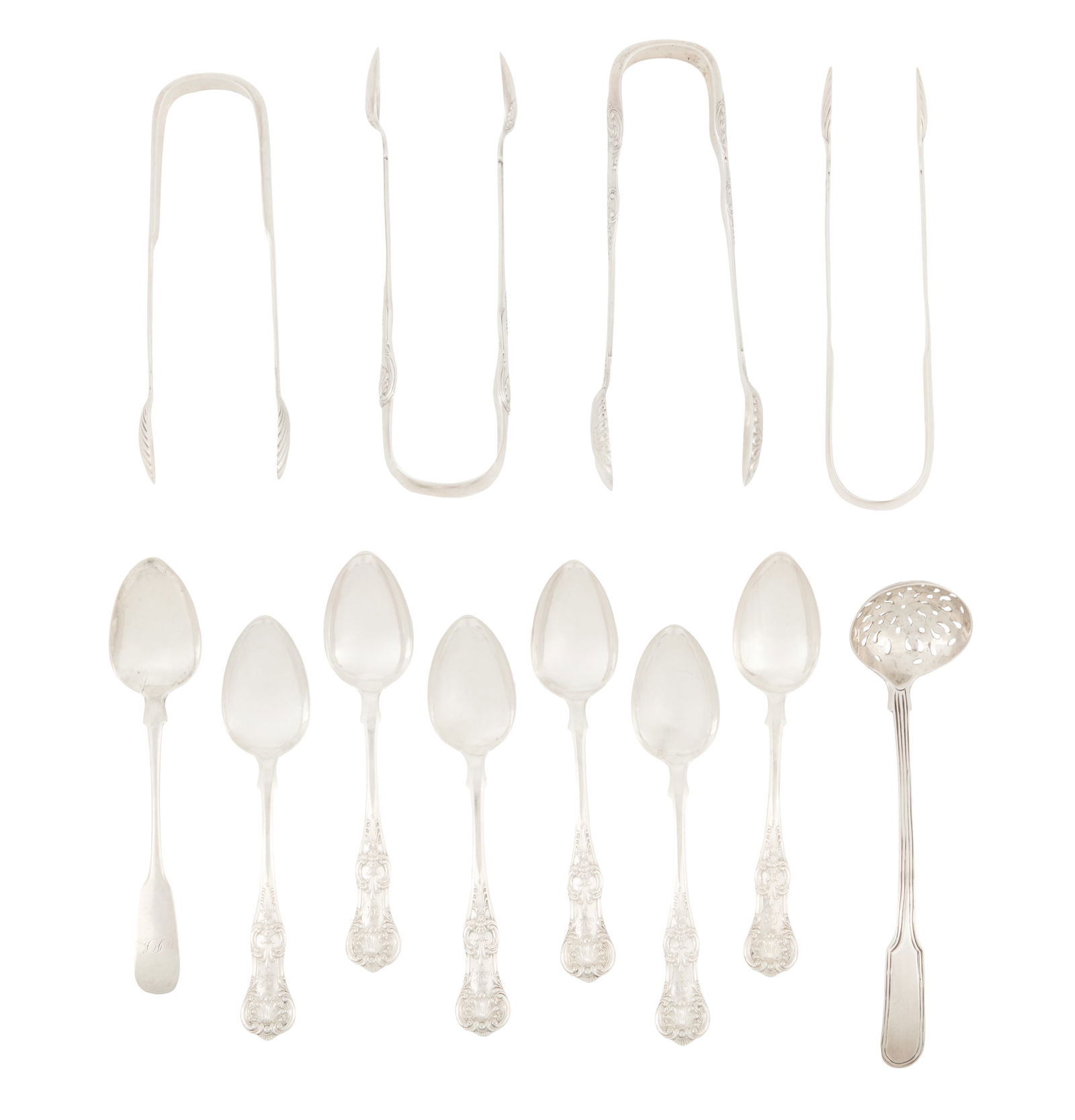 Twelve Pieces of Scottish Sterling Tea Silver (1 of 13)