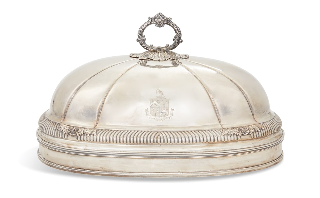 Regency Old Sheffield Plate Meat Dome (1 of 4)