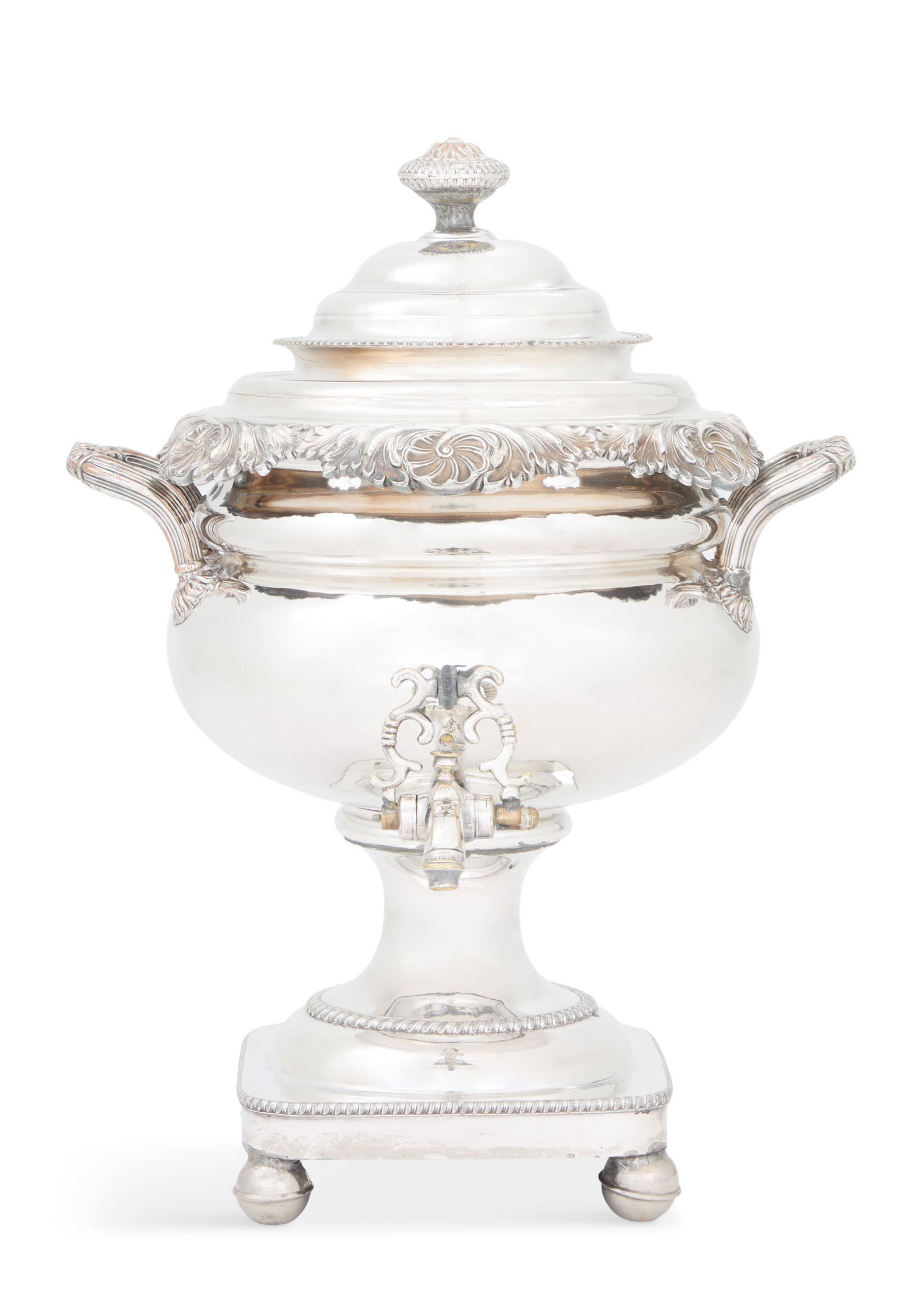 William IV Old Sheffield Plate Hot Water Urn (1 of 3)