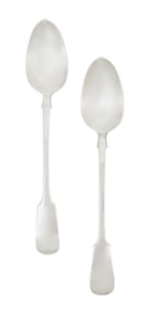 Victorian West Country Silver Platter Spoons