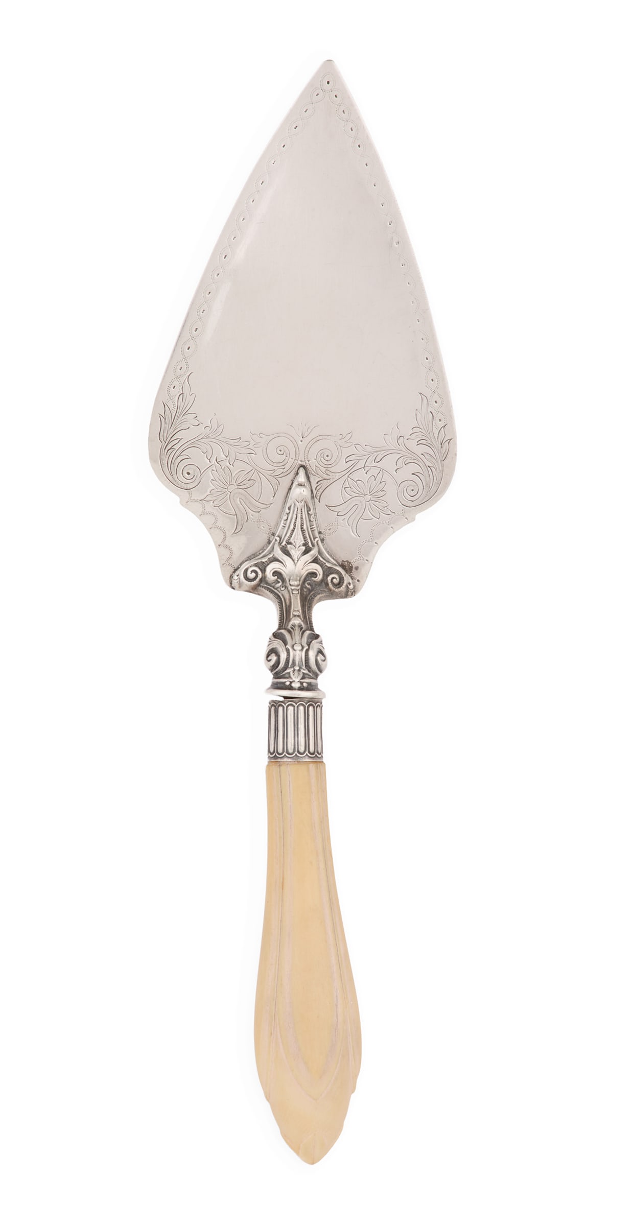 Victorian Sterling Silver Presentation Trowel (1 of 3)