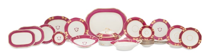 Collection of Porcelain Dinner and Dessert Ware