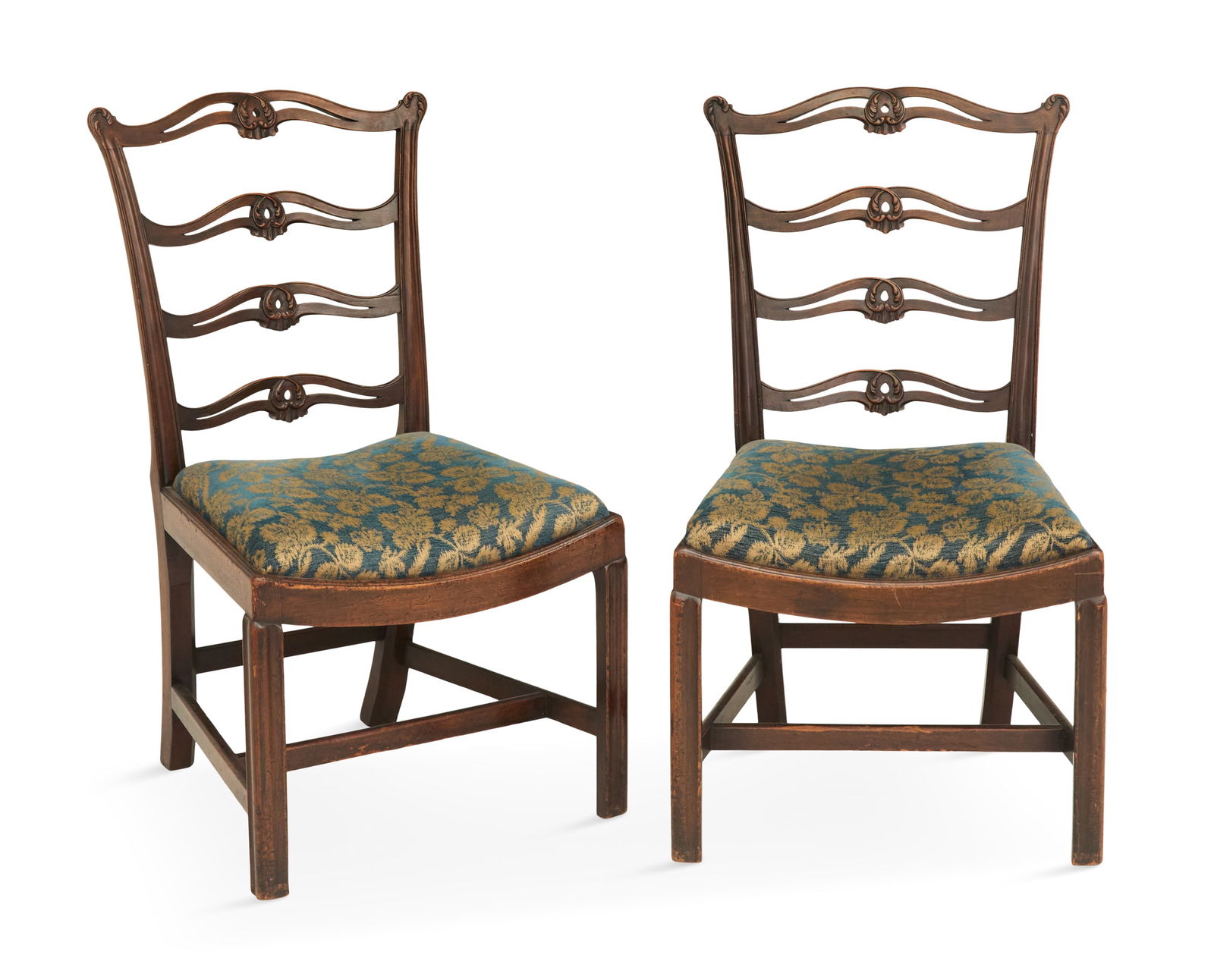 Pair of George III Mahogany Side Chairs (1 of 2)