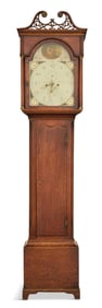 Georgian Oak Tall Case Clock