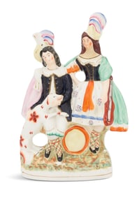 English Staffordshire Figure of a Scottish Couple