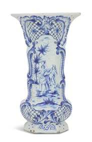 Delft Pottery Beaker Vase