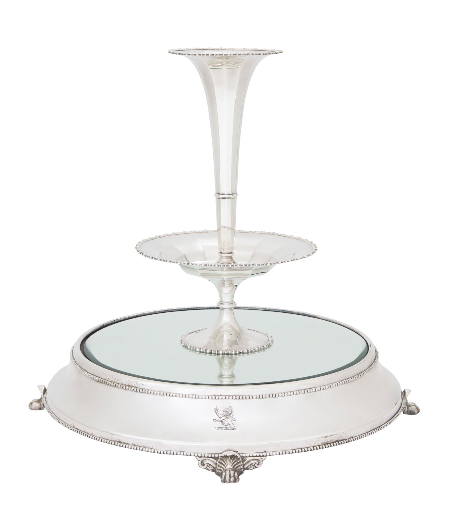 English Silverplate Plateau and Centerpiece (1 of 4)